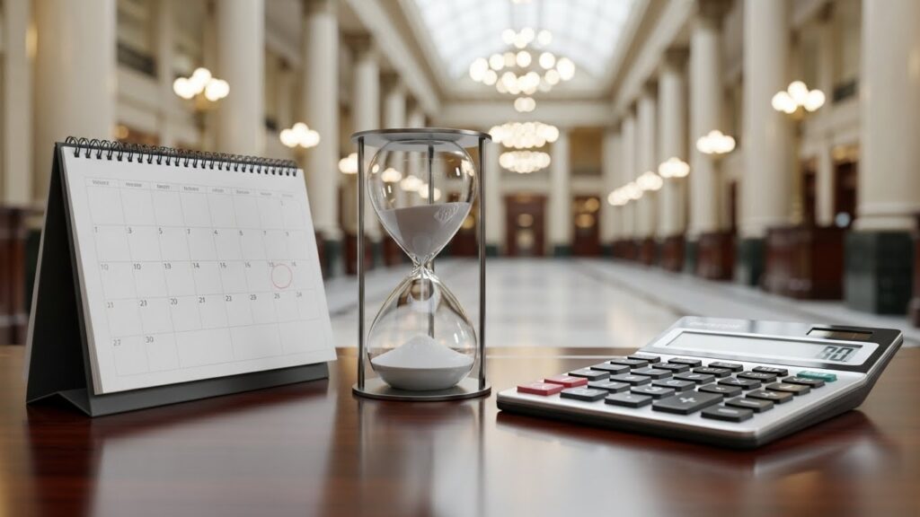 延滞金と差押えのスケジュール